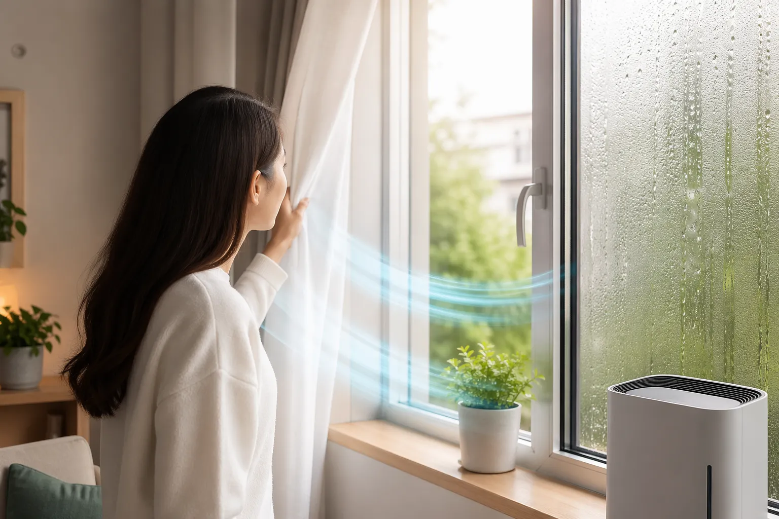 Frisse lucht en een warme, droge leefruimte zonder beslagen ramen.